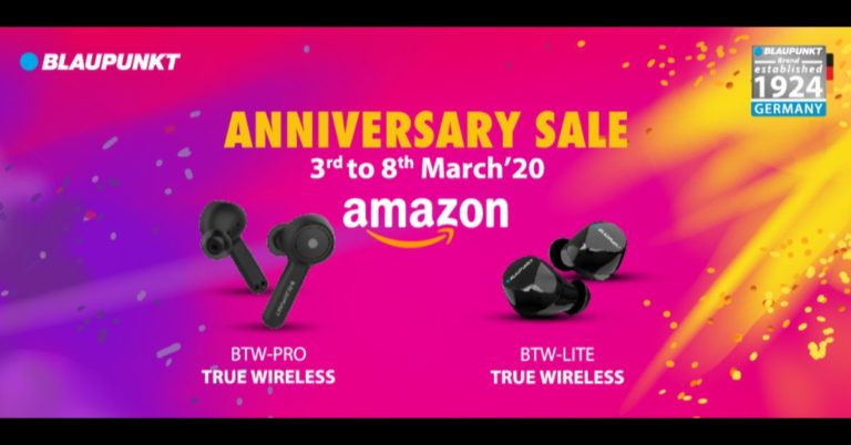 Blaupunkt announced its anniversary sale on Amazon India