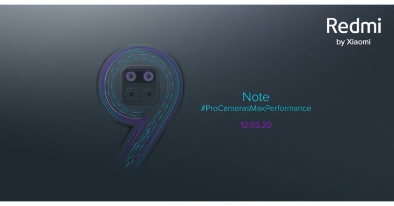 Redmi Note 9 Series with square-shaped camera module to launch in India on March 12