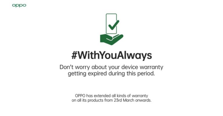 COVID-19: Oppo products get warranty extension in India during the lockdown