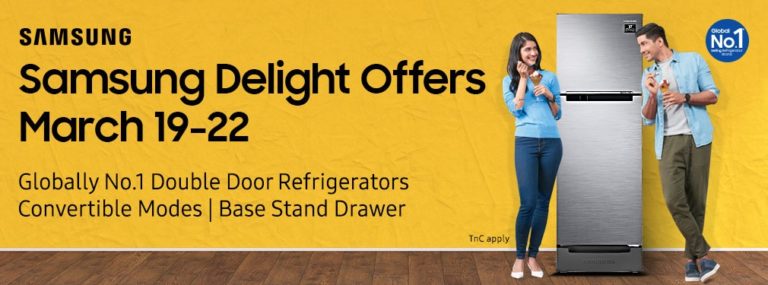Samsung Delight offers and discounts on Frost Free Refrigerators announced, will be available on Flipkart and Amazon