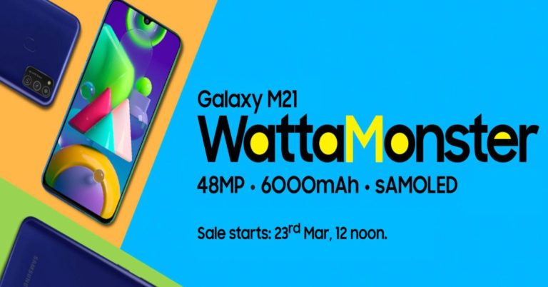 Samsung Galaxy M21 with 6,000mah battery launched in India: Pricing and specifications