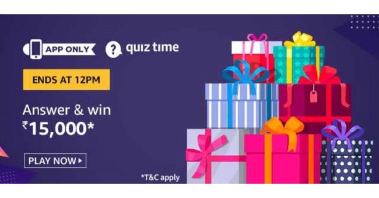 March 19 Amazon Quiz- Answer these five questions and win Amazon Pay Balance worth Rs 15,000