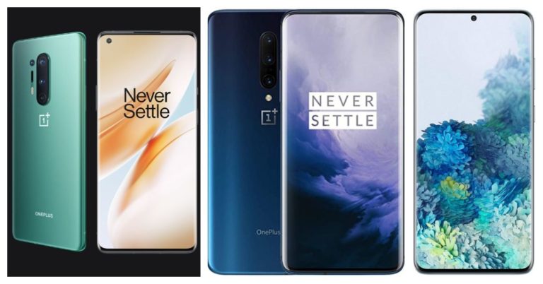 Comparison: OnePlus 8 Pro Vs OnePlus 7 Pro Vs Samsung Galaxy S20+