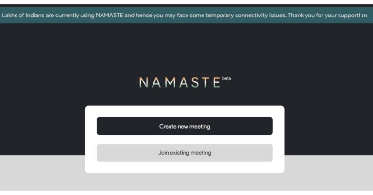 The government launches Say Namaste app as an alternative to Zoon app