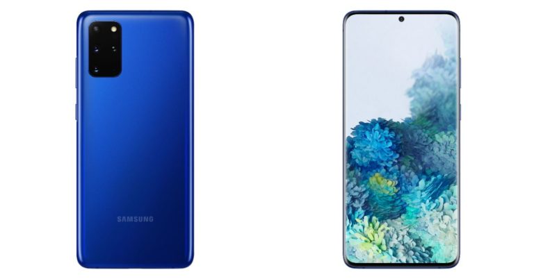 Aura Blue colour variant of Samsung Galaxy S20+ is on its ways