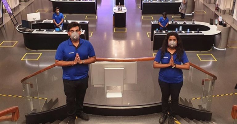 Samsung Exclusive Stores Suraksha certified against COVID-19 pandemic