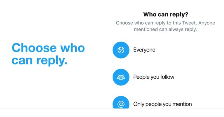Twitter brings new functionality to allow users to limit replies on their tweets