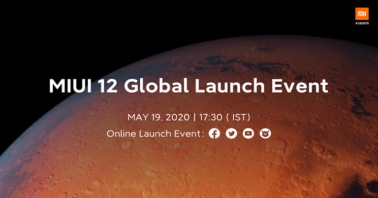 MIUI 12 global launch set for May 19: Here is how you can watch the Livestream