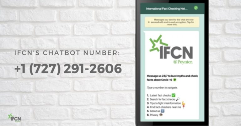 COVID-19 pandemic: WhatsApp gets a fact-checking chatbot by Poynter Institute’s IFCN