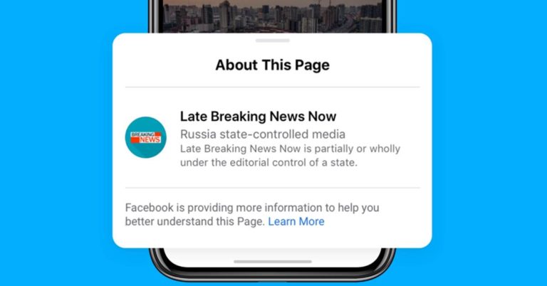 Facebook starts labelling state-controlled media outlets