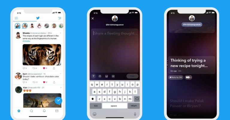Twitter’s adaptation of stories “Fleets” arrived in India, now accessible via the mobile app