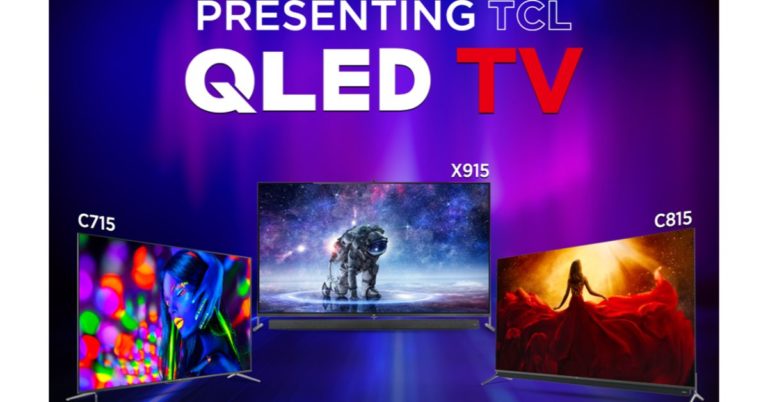 TCL launched a new range of 8K and 4K QLED TVs in India