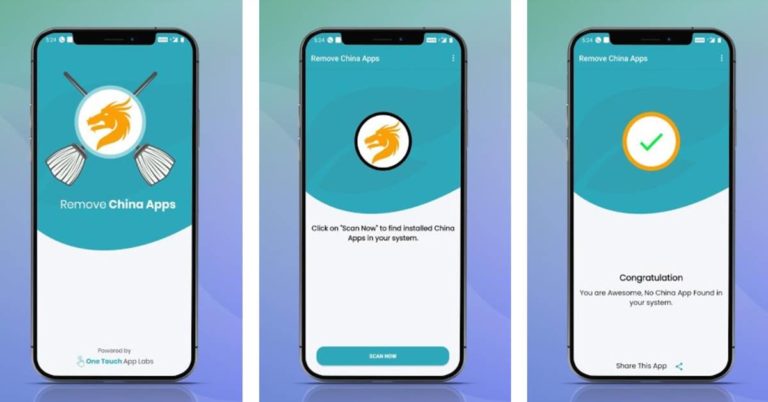 Remove China Apps by OneTouch AppLabs Sonam Wangchuk