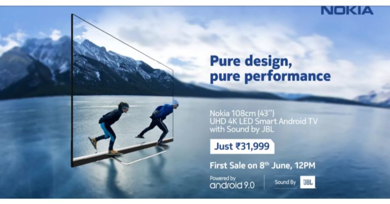 Nokia Smart TV 43-inch with JBL and  Dolby Audio launched in India