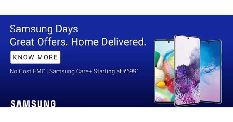 Samsung Days Sale on Flipkart announced, will run until June 12