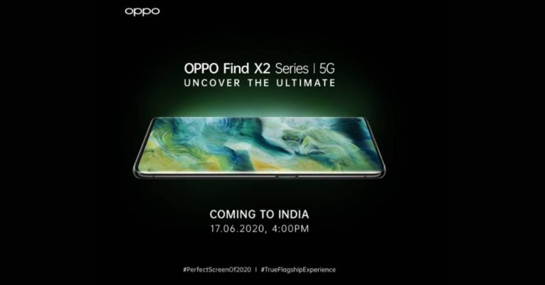 Oppo Find X2 series is all set to launch in India on June 17