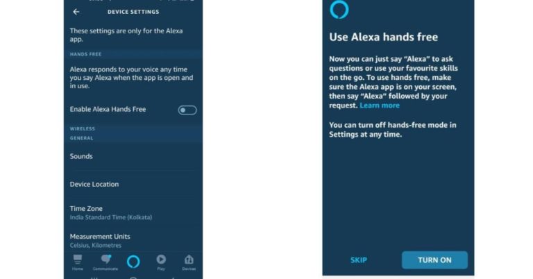 Amazon adds hands-free feature to its mobile app