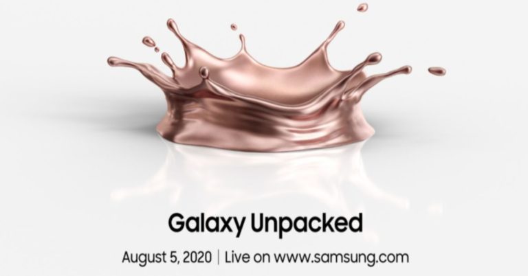 Confirmed: Samsung Galaxy Unpacked 2020 will happen on August 5, Galaxy Note 20 series will launch