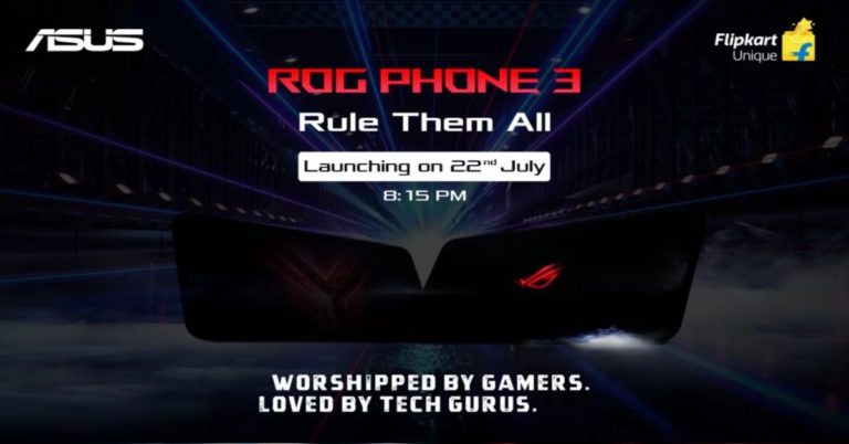 Asus ROG Phone 3 with Qualcomm Snapdragon 865+ SoC to launch in India on July 22