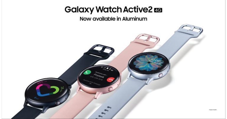 Samsung launched Galaxy Watch Active 2 4G Aluminium edition in India