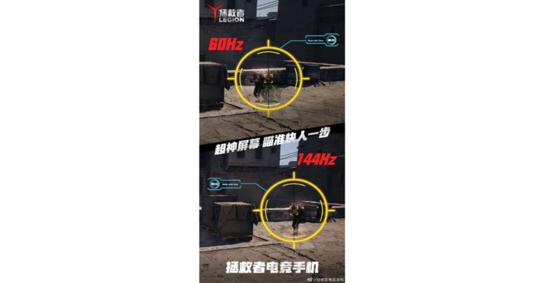 Lenovo Legion gaming phone likely to carry 144Hz display