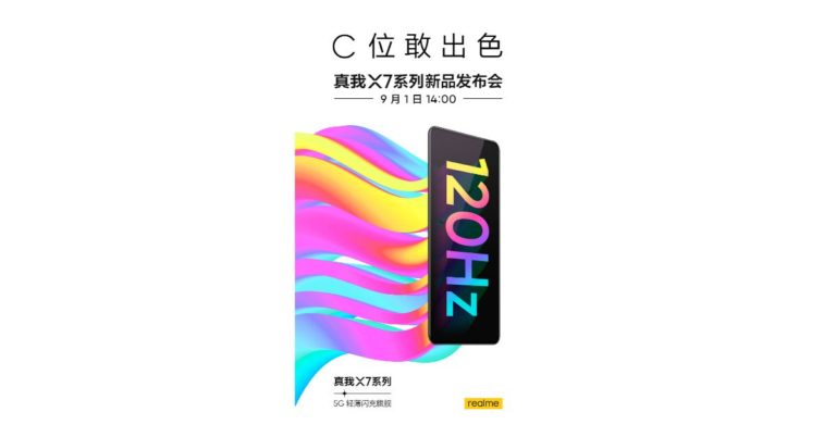 Realme X7 series officially confirmed, launch set for September 1