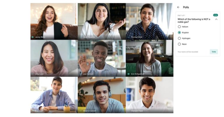 Google Meet to soon get 7x7 grid view, customized background, hand-raising option