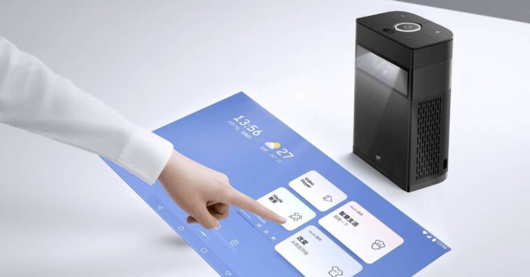 Hachi Infinite M1 projector home theatre touchscreen