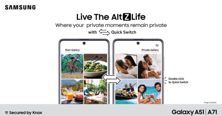 Samsung launches AltZLife on Galaxy A71 and Galaxy A51 smartphones
