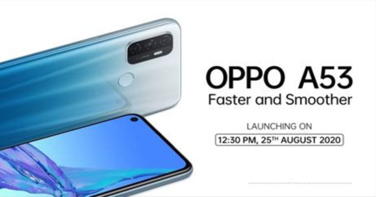 Oppo set to launch Oppo A53 with Snapdragon 460 processor in India on August 25: Launch details and specifications