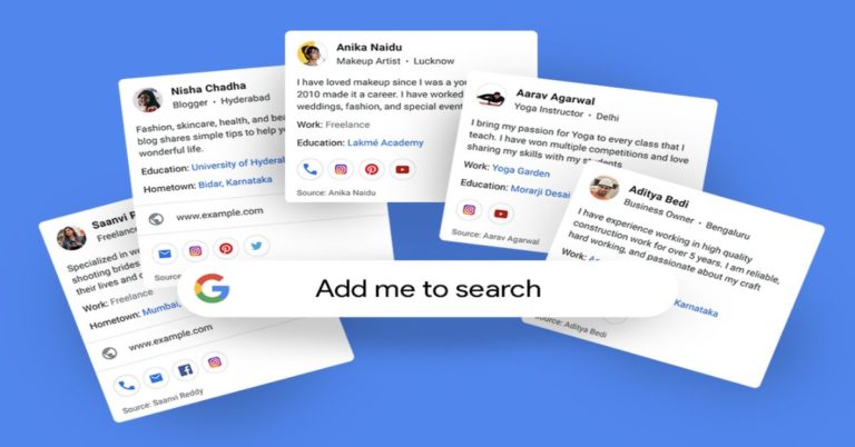 Google rolled out a new feature called people card in India today: How to create a people card