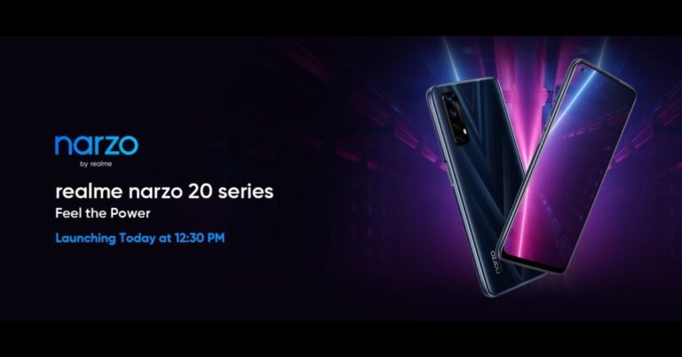 Realme Narzo 20 Series set to launch in India today: Here is how to watch the action live
