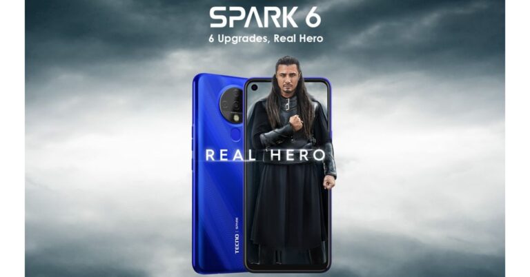 Tecno Spark 6 with a 5,000mAh battery launched: Price and specifications