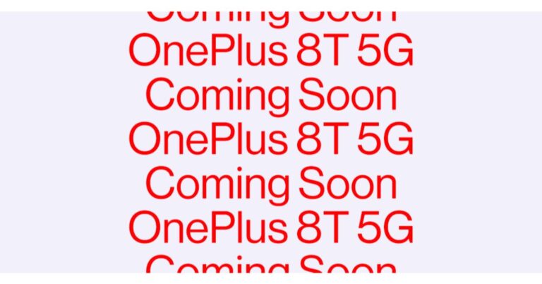 OnePlus 8T is coming, the company confirms as the event page goes live in India
