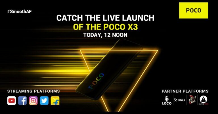 Poco X3 set to launch in India today: How to watch the Livestream