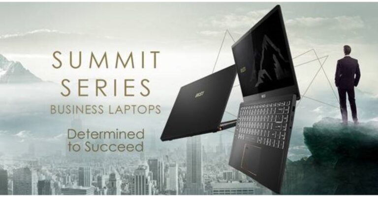 MSI introduces a new line-up of Business and Productivity laptops with 11th generation Tiger Lake CPU