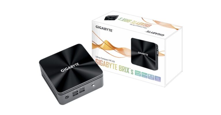 Gigabyte Brix Ultra-Compact PC with 10th gen. Intel Core 6 core processors launched in India
