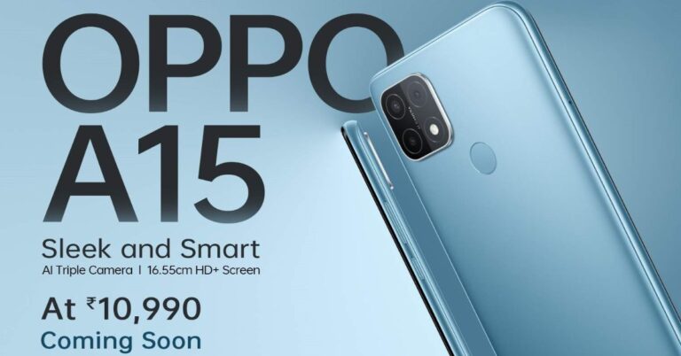 Oppo A15 budget smartphone with MediaTek Helio P35 launched in India