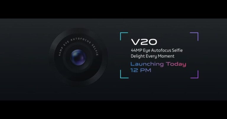 Vivo V20 all set to launch in India today: All the details inside