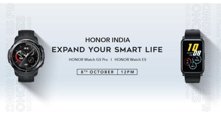 Honor Watch GS Pro and Honor Watch ES launching in India today