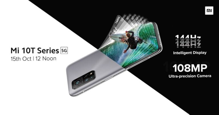 Mi 10T and Mi 10T Pro with 144Hz confirmed to launch in India on October 15
