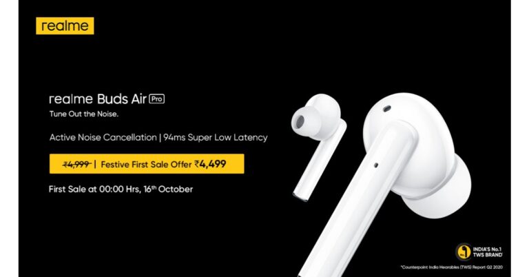 Realme N1 Sonic Electric Toothbrush, 110 W Soundbar, Buds Air Pro and Buds Wireless Pro Earphones launched in India