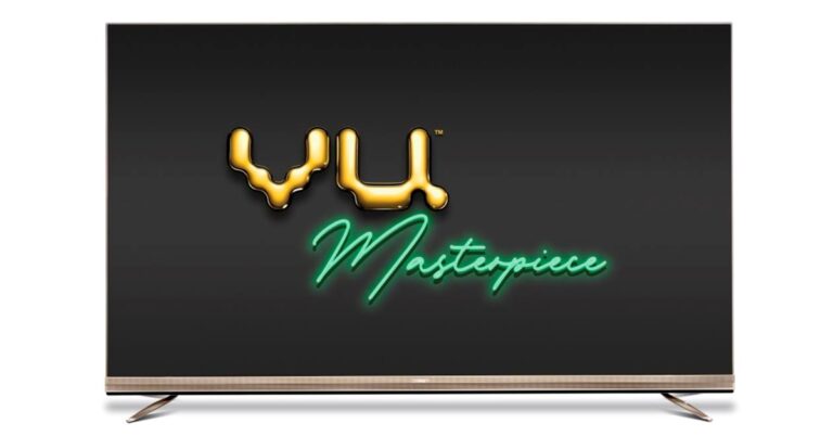 Vu Masterpiece TV comes with integrated 50-watt soundbar