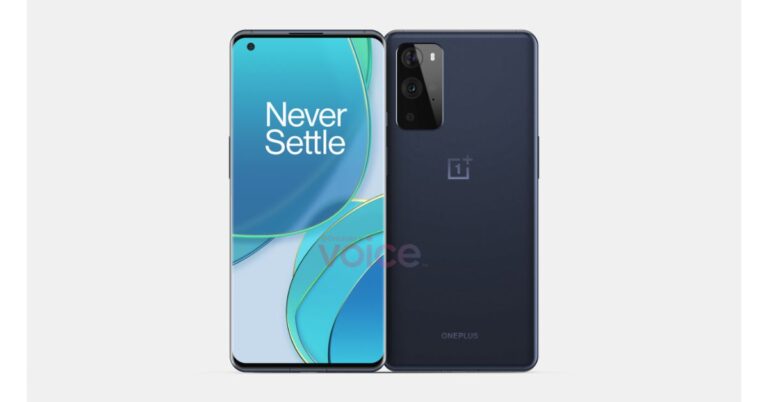 OnePlus 9 series renders leak suggests a rectangular camera module similar to OnePlus 8T