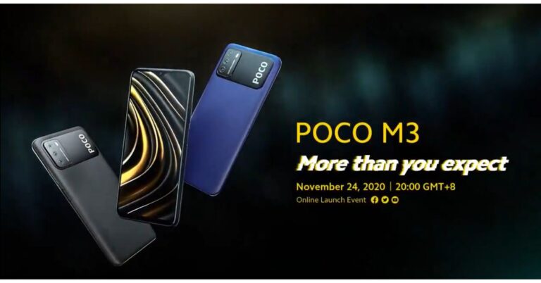 Poco M3 design and specifications revealed ahead of the launch