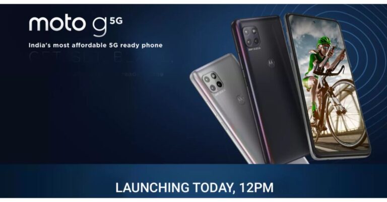 Moto G 5G launching today: Here is what you can expect