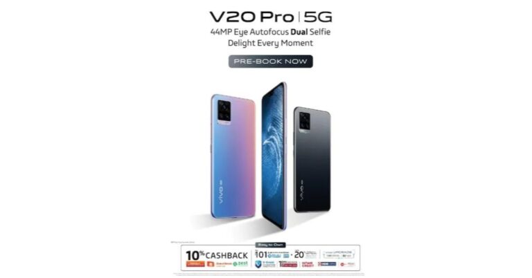Vivo V20 Pro 5G now up for pre-bookings in India ahead of the launch