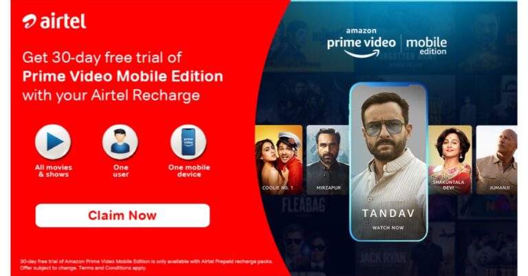 Prime Video Mobile Edition- mobile-only plan launched in India