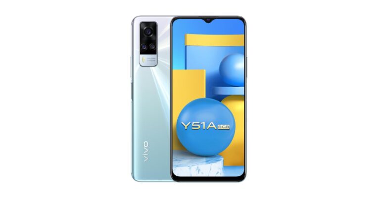 Vivo Y51A with a 48-megapixel triple rear camera set up and a 5,000mAh battery launched in India