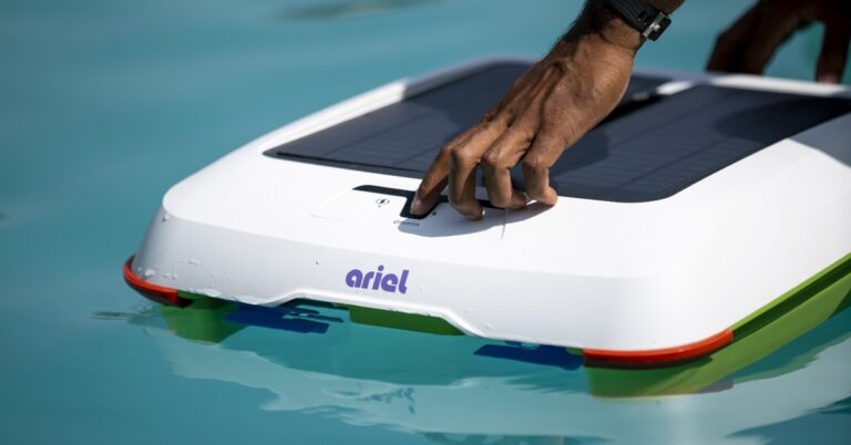 Meet solar-powered robot Ariel that simplifies pool cleaning ces 2021